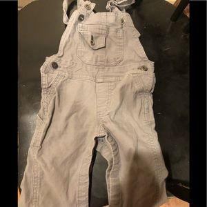 Gray Baby Overalls